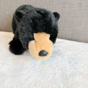 Douglas Cuddle Toys Black Bear Plush Stuffed Animal 10in Soft Woodland Toy